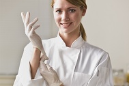 Disposable Latex Glove For Food Handling Powdered & Powder-Free